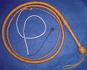 8ft Natural Tan 12 plait Indiana Jones bullwhip 1B